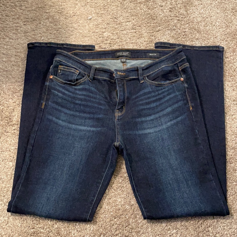 Judy Blue whiskered boot cut jeans